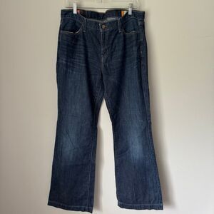 Gap 1969 Long And Lean Bootcut Flare Jeans Dark Wash 14R